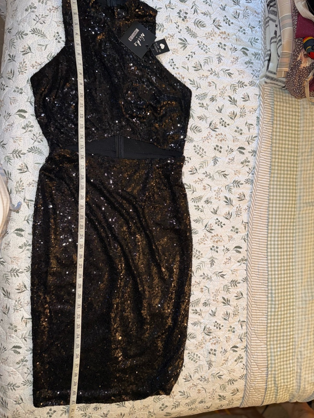 NWT Missguided X Nicole sequin midi dress - Picture 11 of 14